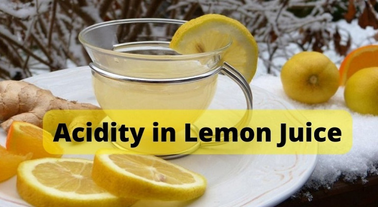 Acidity in Lemon Juice